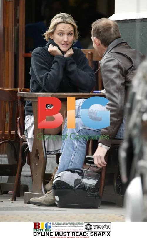 Saffron Aldridge Smoking at Cafe