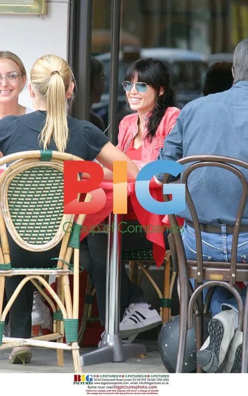 Singer Dannii Minogue has lunch in London