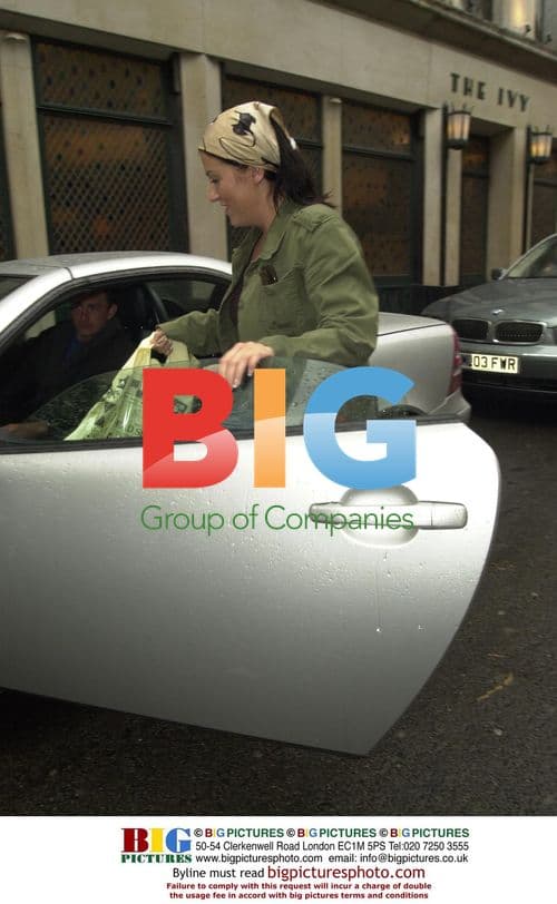 Jessie Wallace and Dave Morgan at The Ivy