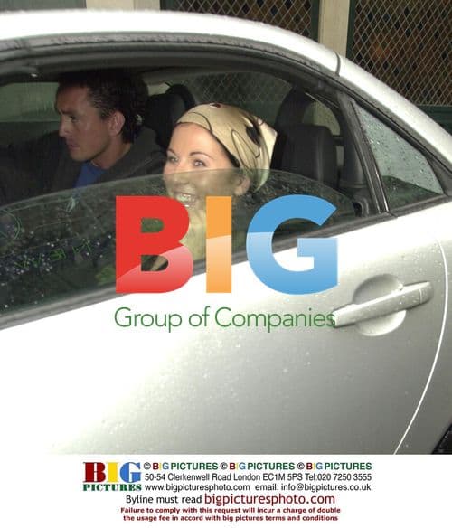 Jessie Wallace and Dave Morgan at The Ivy