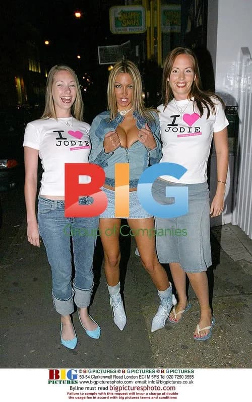 Jodie Marsh and friends at Propaganda in London