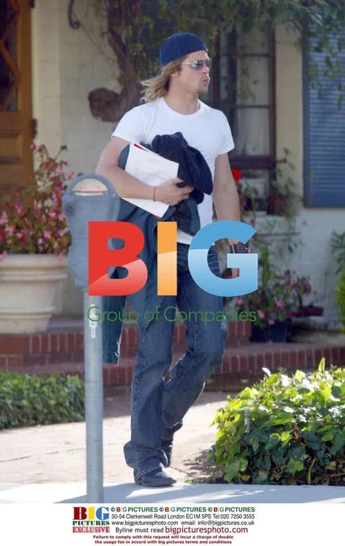 Brad Pitt visits skin care clinic in Beverly Hills