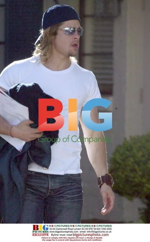 Brad Pitt at Cosmetic Skin Care Clinic in Beverly Hills