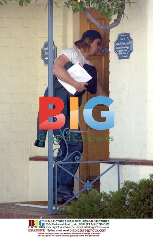Brad Pitt visits Beverly Hills skin care clinic
