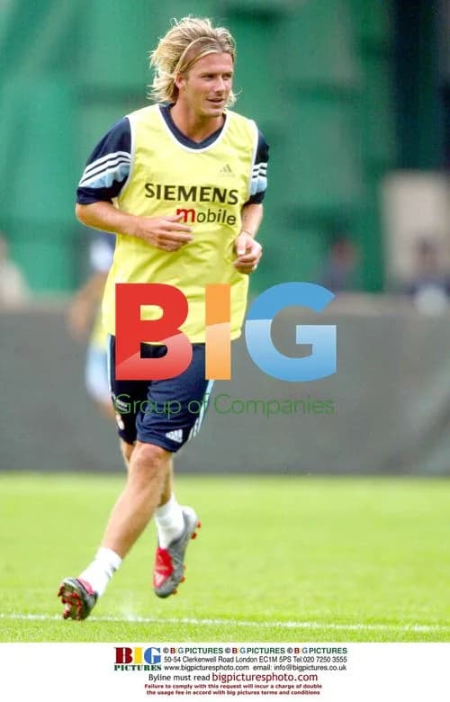 David Beckham Training in China