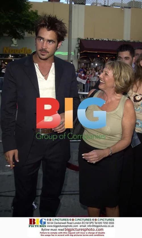 Colin Farrell and mum at S.W.A.T. premiere