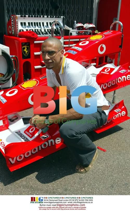 Rio Ferdinand at the Monaco Grand Prix