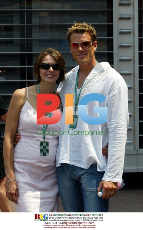 Beverley Turner and James Cracknell at F1 in Monaco