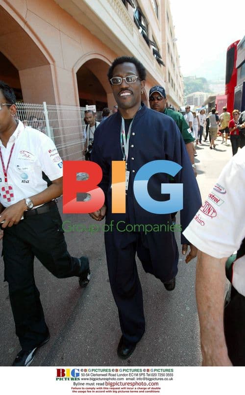Wesley Snipes at F1 Monaco Grand Prix