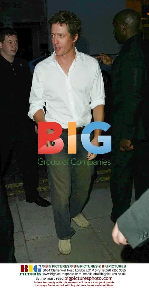 Hugh Grant Arrives at Sanderson Charity Ball