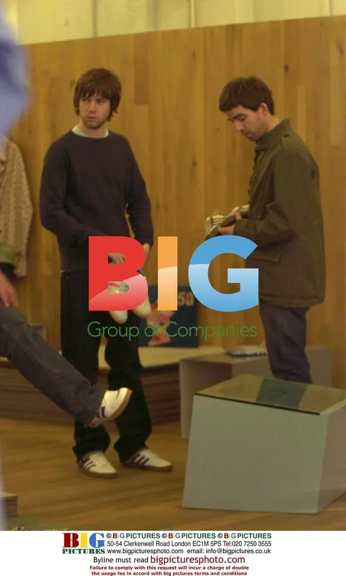 Noel Gallagher Buys Trainers in London