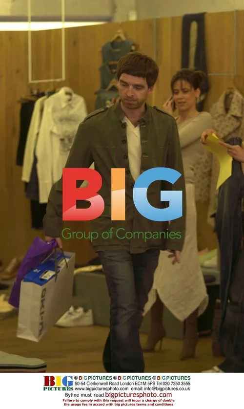 Noel Gallagher Shopping on Saville Row