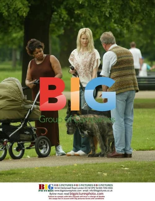 Claudia Schiffer Out With Dog in London Park