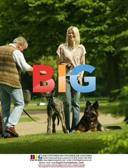 Claudia Schiffer Walks Dog in London Park