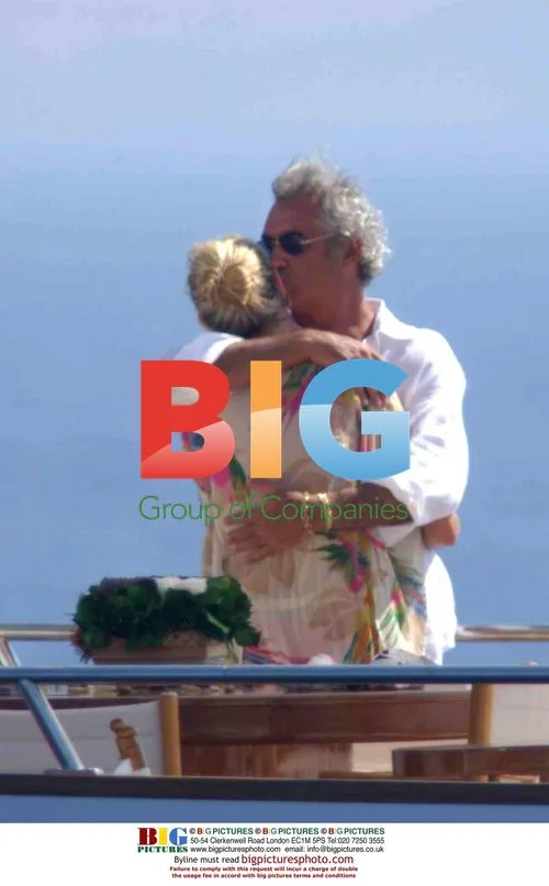 Heidi Klum and Flavio Briatore Relax on Sardinia Beach
