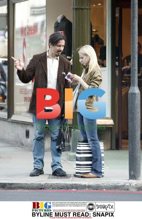 Mena Suvari and husband Robert Brinkmann shopping in London