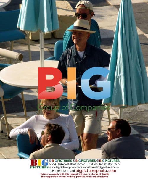 Sharon Stone on Film Set in Malta