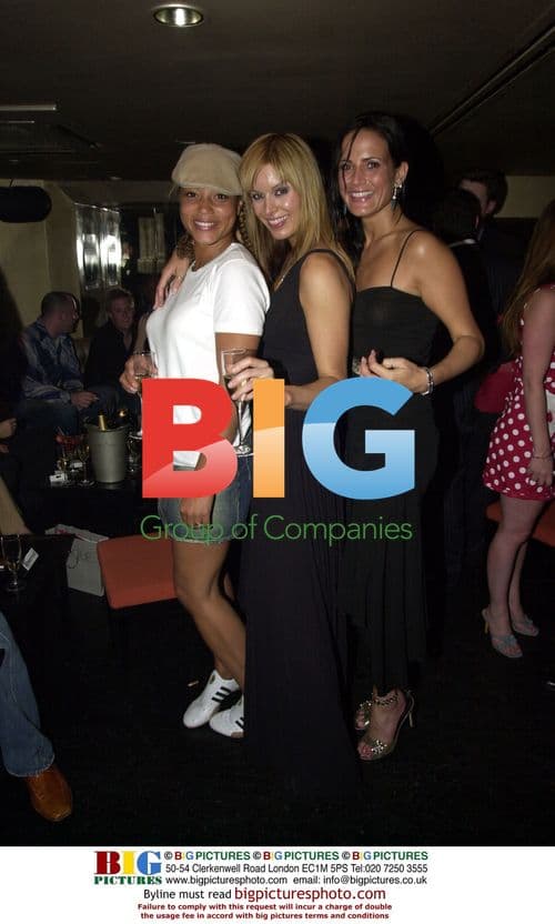 Actress Angela Griffin with Models at Starbucks Party