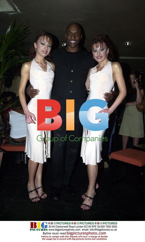 THE CHEEKY GIRLS and John Fashanu at Starbucks Party