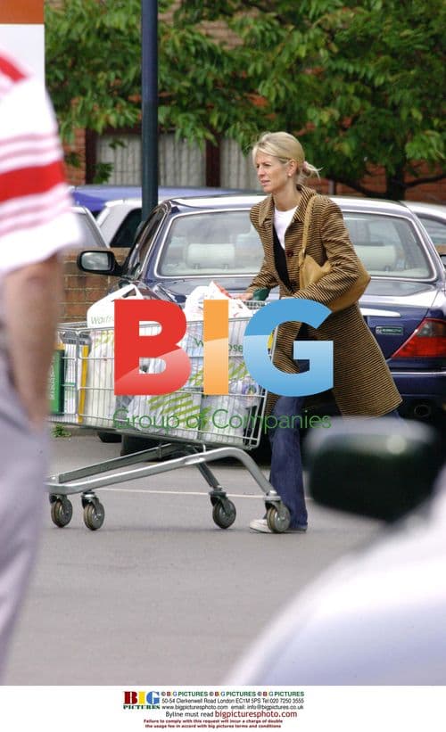 TV Presenter Ulrika Jonsson Grocery Shopping