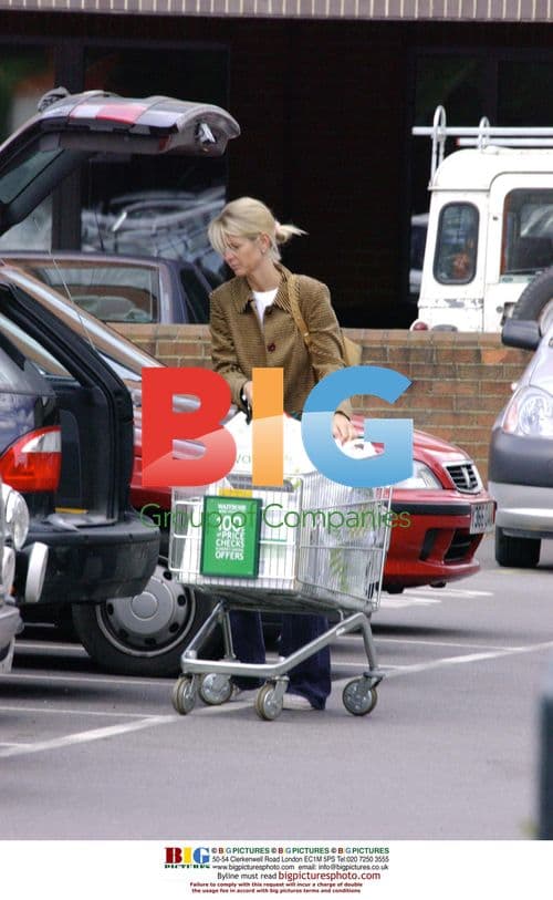 TV Presenter Ulrika Jonsson Grocery Shopping