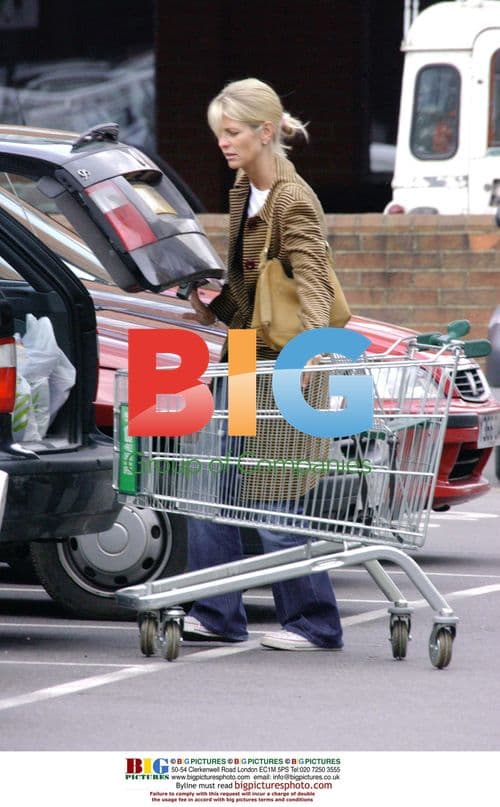 TV Presenter Ulrika Jonsson Grocery Shopping