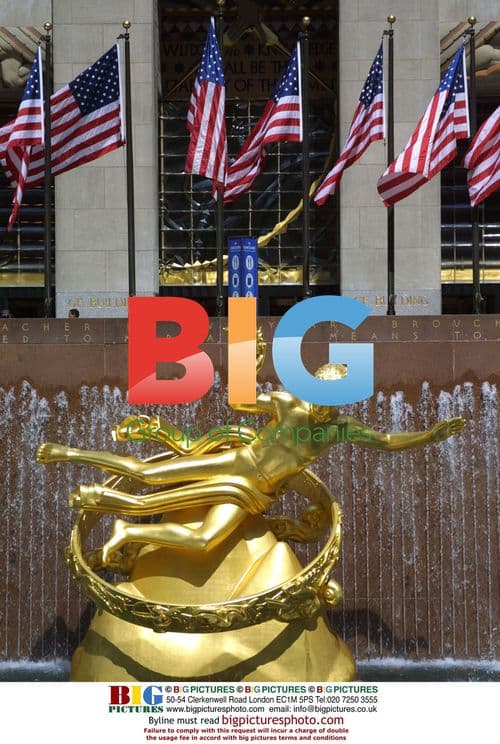 Statue of Prometheus at Rockefeller Center, NY