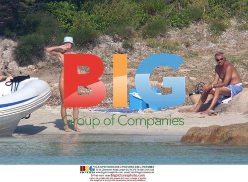 Heidi Klum and Flavio Briatore in Sardinia