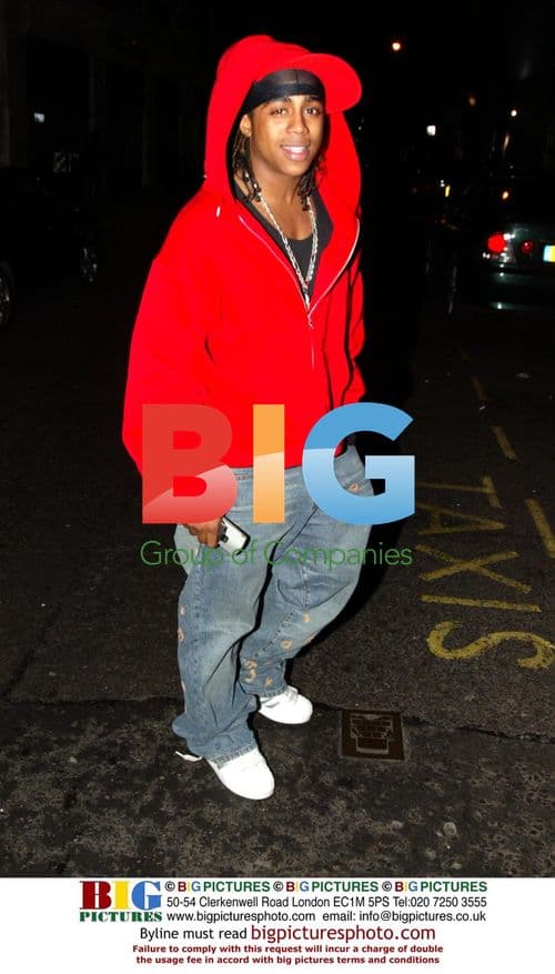 Bradley from S Club at Click Club in London