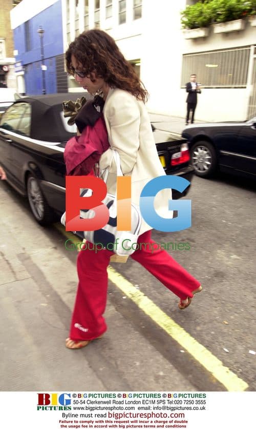 Minnie Driver arriving at theater