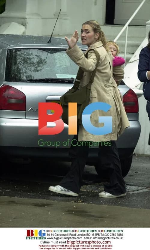 Kate Winslet Leaves Home with Daughter Mia