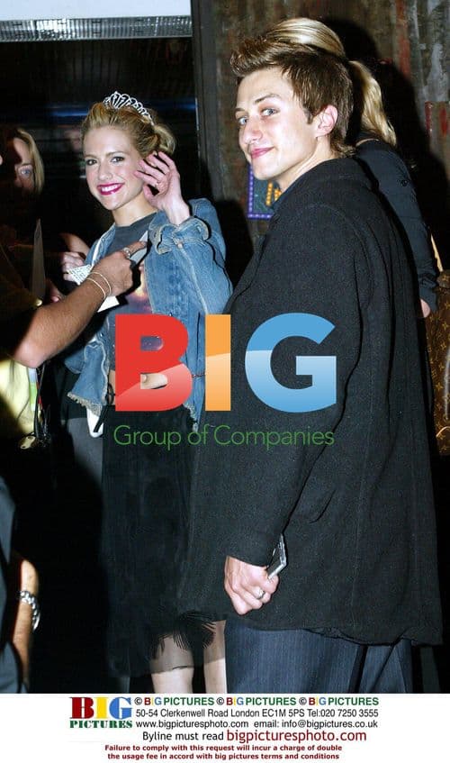 Brittany Murphy and Date at House of Blues