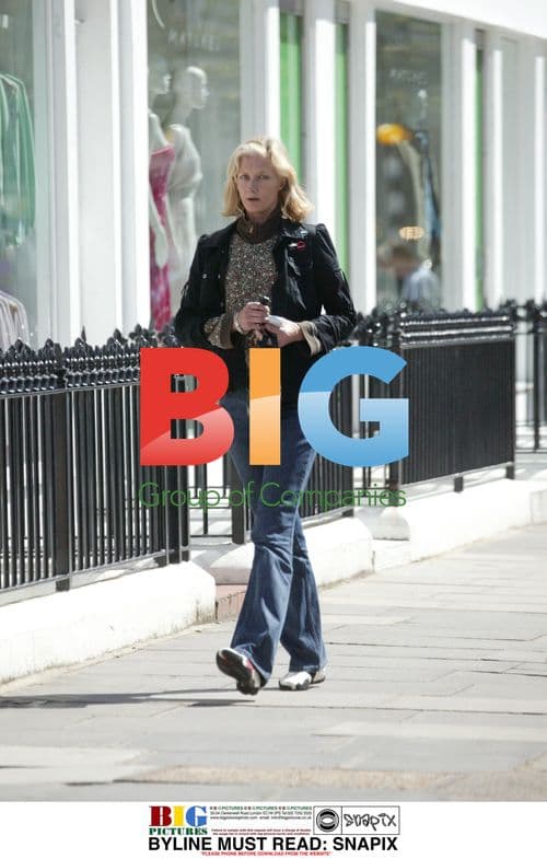 Joely Richardson and Jamie Theakston spotted in West London