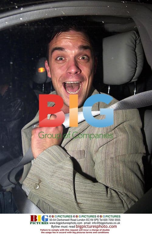 Robbie Williams Leaving Nobu