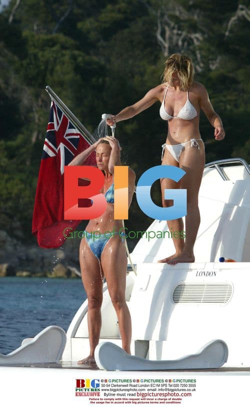 Terri Dwyer and Kerrie Taylor on yacht