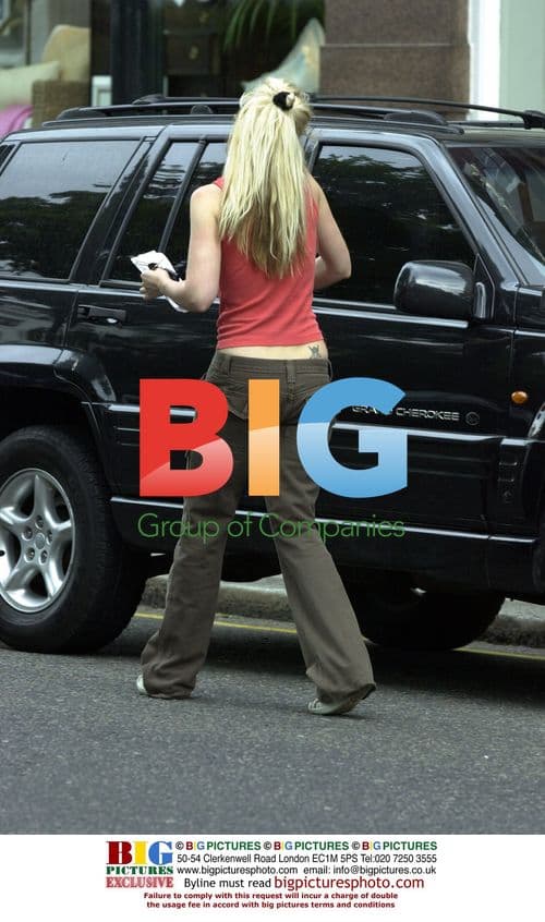 Socialite Tamara Beckwith receives parking ticket