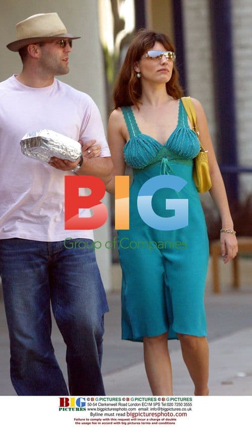 Kelly Brooke and Jason Statham out in Hollywood
