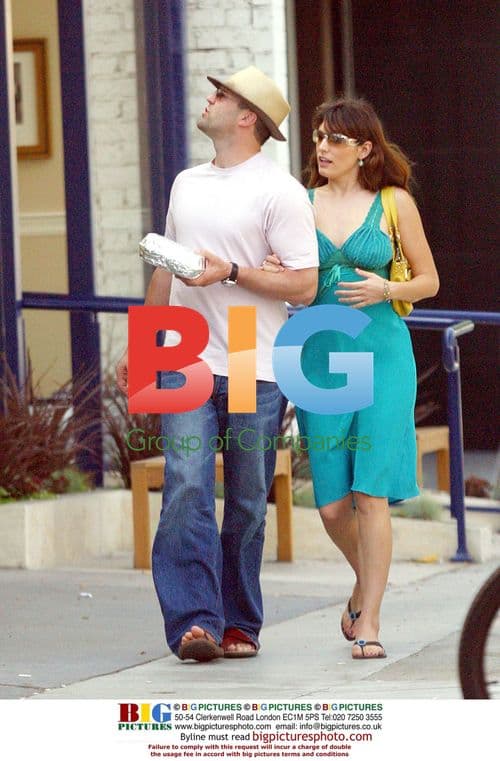 Kelly Brooke and Jason Statham out in Hollywood