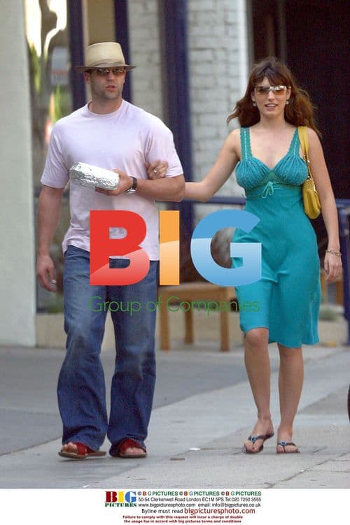 Kelly Brooke and Jason Statham Out in Hollywood