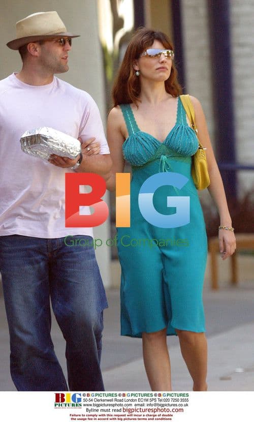 Kelly Brooke and Jason Statham Out in Hollywood