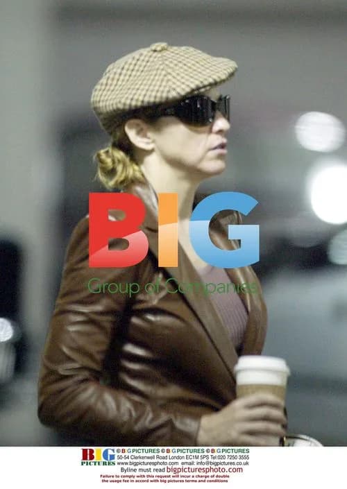 Madonna photographed with blonde hair in Beverly Hills