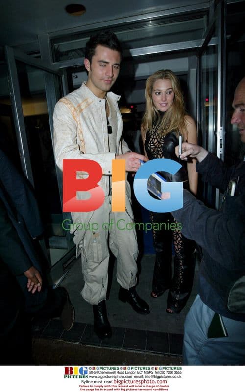 Darius Danesh and Girlfriend at '2 Fast 2 Furious' After Party