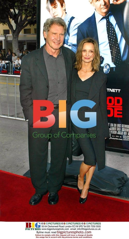 Harrison Ford and Calista Flockhart at film premiere