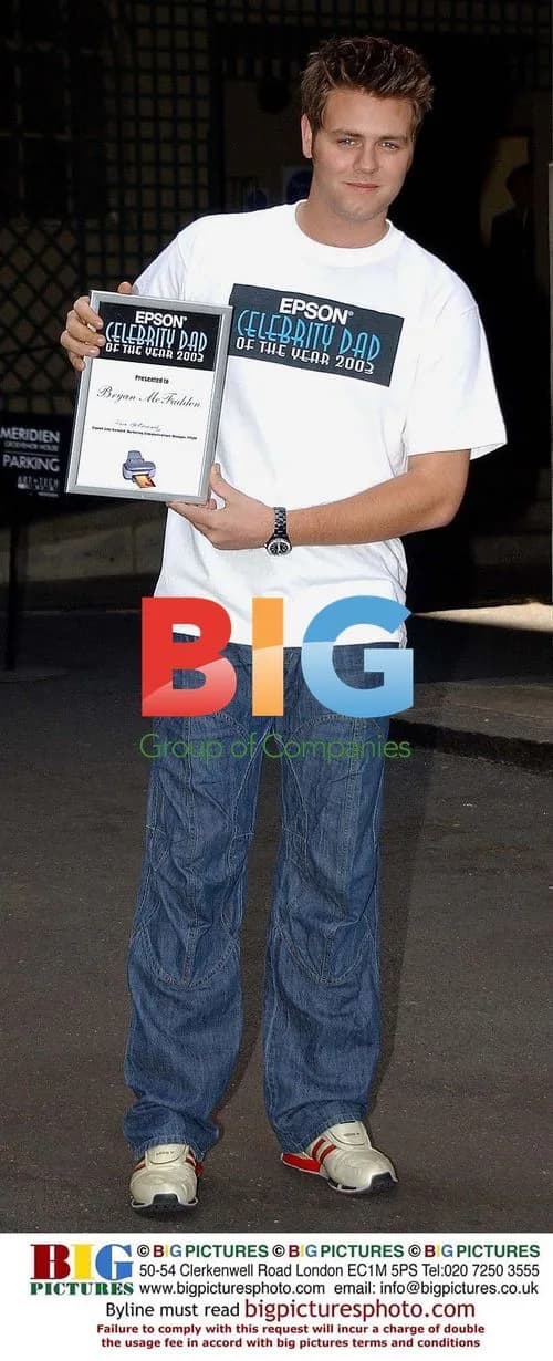 Bryan McFadden at Celebrity Dad of Year