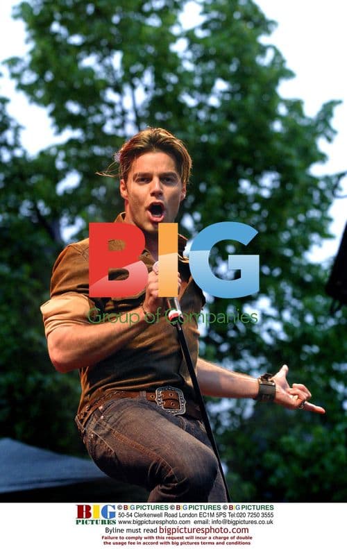 Ricky Martin Performing in Stockholm