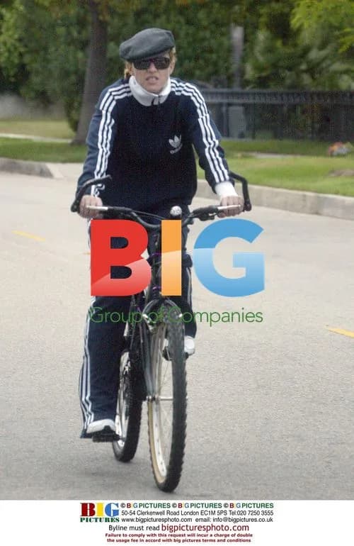 MADONNA BIKE RIDE IN BEVERLY HILLS