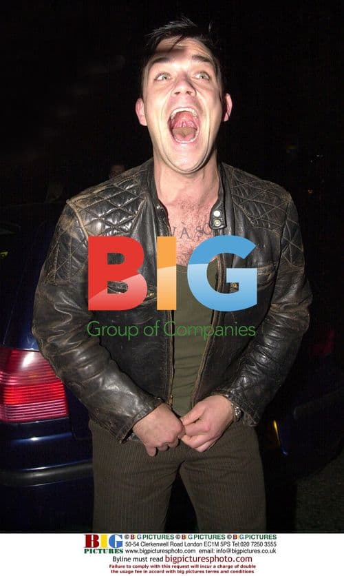 Robbie Williams Leaves Nobu with Ant, Dec and Friends