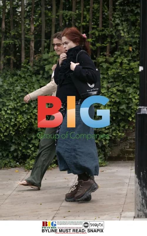 Pregnant Helena Bonham Carter Out in London
