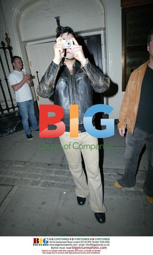 Robbie Williams and Max Beesley at Wellington Club