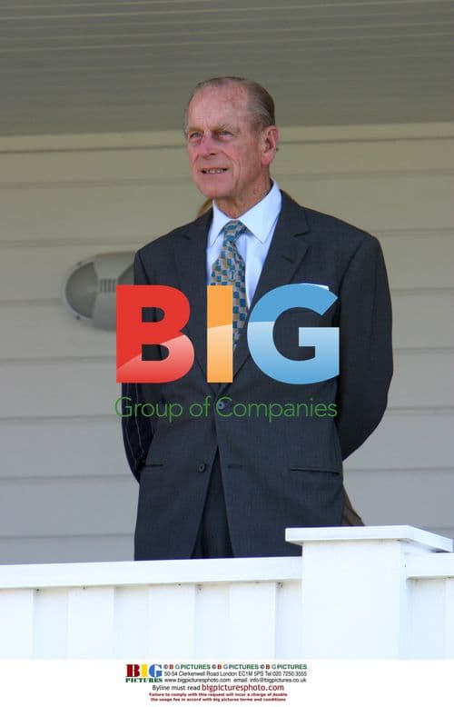 Prince Phillip at Queen's Cup Polo